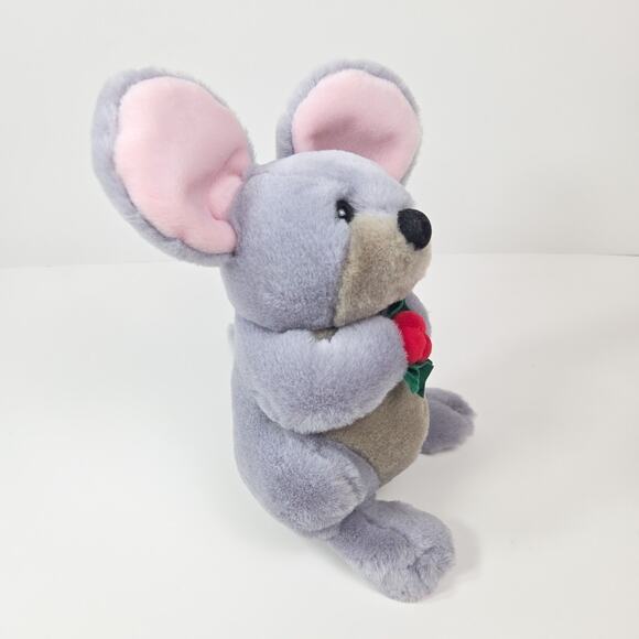Commonwealth Snowden Gray Mouse Plush 10 Inch Vintage 1998 Stuffed Animal Toy - Picture 2 of 14